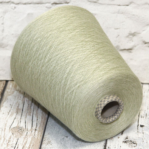Хлопок с кашемиром (10%) CARIAGGI BELIZE CASHMERE  2/80 светло-фисташковый