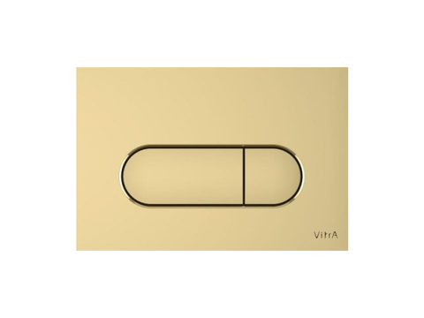 Vitra 740-2225 Root Round панель смыва, шлиф. Золото