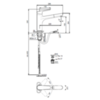 Смеситель для кухни с выдвижным изливом и вентилем для посудомоечной/стиральной машины Ideal Standard CeraPlan III B0958AA