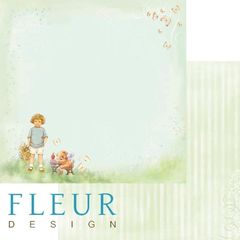 Бумага для скрапбукинга FLEUR-design, двусторонняя 30*30 см, 190 гр.