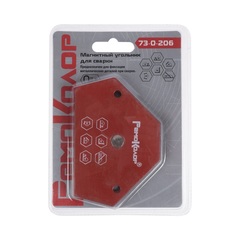 73-0-206 Угольник магнитный  для сварки  25LBS/11кг, углы 30, 45, 60, 75, 90,  135  (РемоКолор)