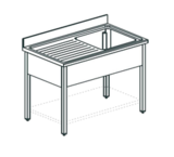 фото 2 ВАННА МОЕЧНАЯ APACH CHEF LINE LS126-54LW на profcook.ru