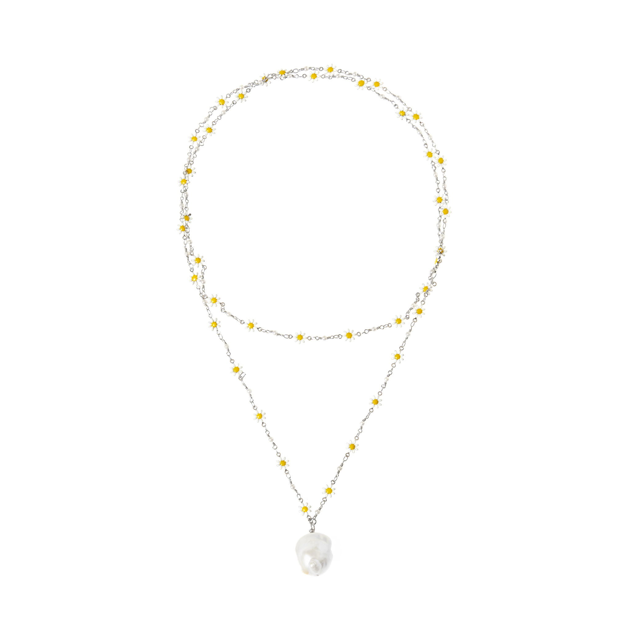 HOLLY JUNE Колье Daisy Chain Necklace luv aj колье daisy ballier chain necklace – gold