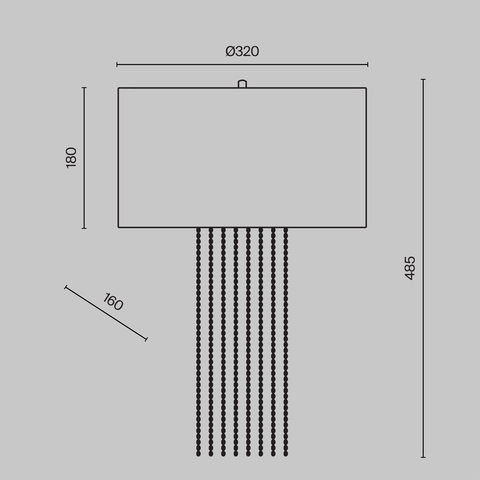 Настенный светильник Maytoni Impressive MOD151WL-01G