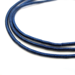 Канитель мягкая, гладкая, KAN/MF, 1 мм, глянец, т.синий