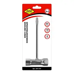 Ключ свечной комбинированный DDE 19*21мм (B&S, Stihl)