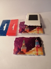 Магнит фреска полистоун с видами Москвы