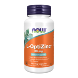 Цинк с медью 30 мг, L-OptiZinc 30 mg, Now Foods, 100 капсул 1