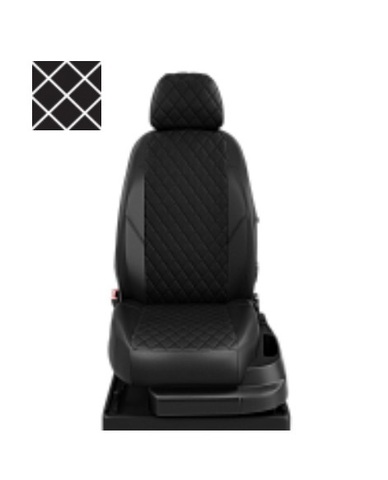 Авточехлы для Subaru Impreza 3 с 2007-2011 седан, хэтчбек Задняя спинка 40 на 60,сиденье единое, без подлокотников, 5-подголовников (задний центральный Г-образный)