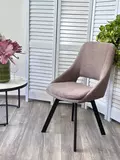 фото 3 Стул ASP, 360 град. поворот. B5 Капучино, велюр / черный каркас, М-City на profcook.ru