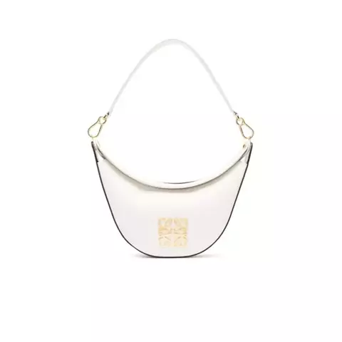 Сумка через плечо Loewe Luna Anagram с украшением белый