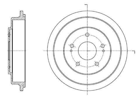 Барабан тормозной G-brake  GD-06577