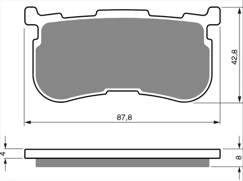 Тормозные колодки дисковые 353 S3