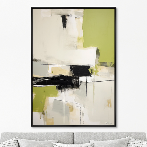 ArtNoMore - Репродукция картины на холсте Landscape collection, In green, No 2, 2024г.