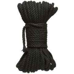 Черная верёвка для связывания и фиксации Bind&Tie - 15,24 м. - 