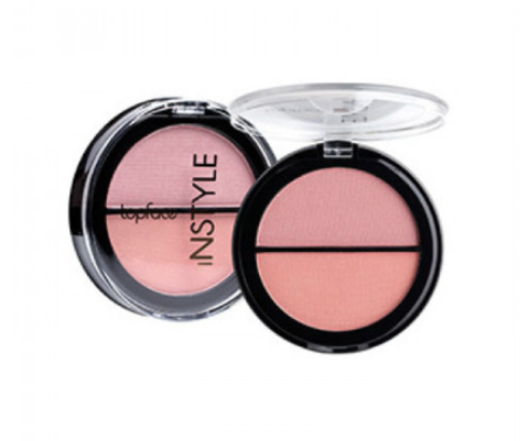 Topface Instyle Румяна Twin Blush On №002 персиковый, нежно-розовый - PT353