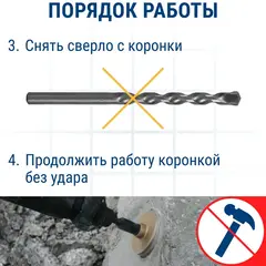 Коронка алмазная по бетону ПРАКТИКА 