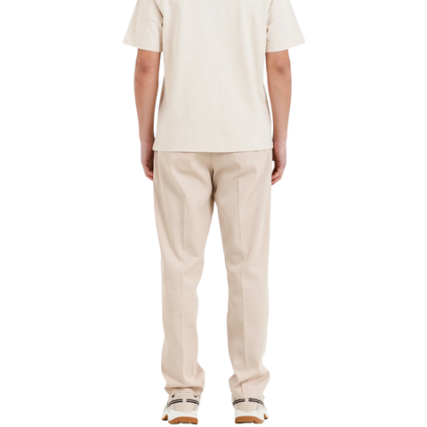 Embroidered Tailored Pants Beige