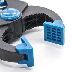 44-2-010 Струбцина клещеобразная пластик. корп., рычажный храповый механизм, 4