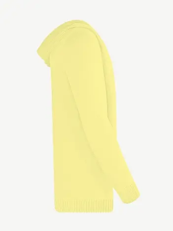 Кардиган с капюшоном из мягкой шерсти