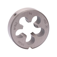 Плашка М18х2,0 DINEN22568 HSS 6g 45х14мм Bucovice(CzTool) 240181