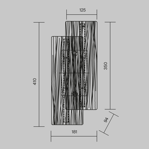 Настенный светодиодный светильник Maytoni Frostum MOD439WL-L7BSK
