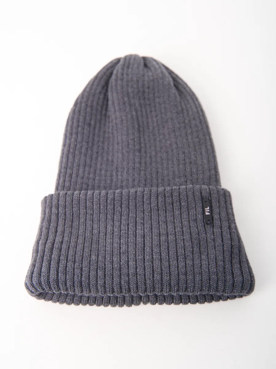 Шапка осенняя бини вязаная зима