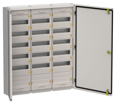 TITAN 5 Корпус мет. ЩРн-216 (3х72) 960х830х140 IP54 сер IEK