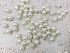 Бусины пришивные, Ø 18 мм, 500 гр, молочный