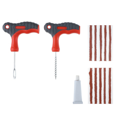 Набор для ремонта бескамерных шин в прозрачном кейсе ЕРМАК