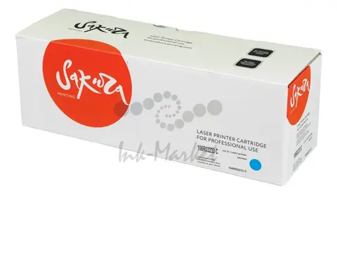 Картридж Sakura 106R02233 для XEROX, голубой, 6000 к.
