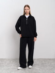 Костюм женский трикотажный "Волна" черный