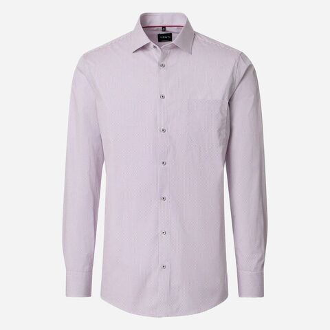 VENTI Modern Fit Сорочка хлопковая в мелкий узор с технологией Easy Care