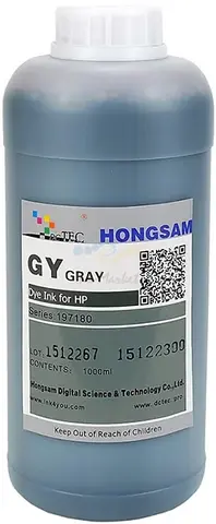 Чернила водные DCTec DCD-T610 grey 1000мл (Для принтеров HP T610, T1100, T1120)