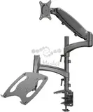 Кронштейн для монитора/ноутбука Cactus CS-VM-LH08-BK черный 13"-32" макс.16кг настольный поворот и наклон