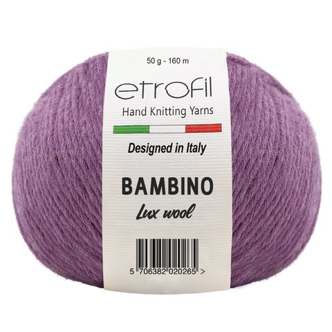 Bambino Lux Wool ETROFIL (60% шерсть мериноса , 40% акрил, 50гр/160 м)