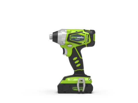 Шуруповерт ударный аккумуляторный Greenworks G24ID