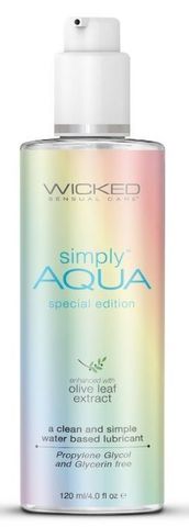 Легкий лубрикант на водной основе Aqua Special Edition - 120 мл. - Wicked 91500