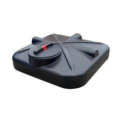 Ёмкость для душа  220л Политим 220 л. прямоугольный (1000x1000x365см;черный) - арт.560735