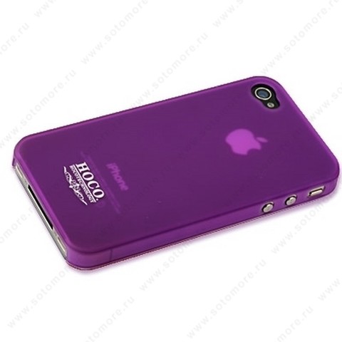 Накладка HOCO для iPhone 4 - HOCO Frosted Case Purple