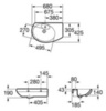 Раковина Roca Dama Senso Compacto 7327519000