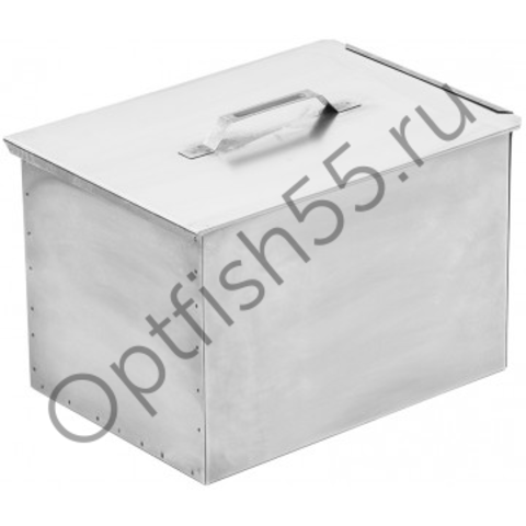 Коптильня двухъярусная 380х280х270мм (сталь 0,7мм) с поддоном для сбора жира