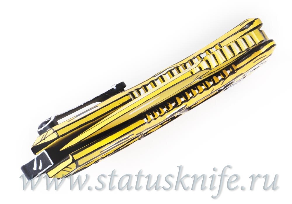 Нож Heretic Knives Medusa Auto MagnaCut Yellow Cel Shading Limited Edition
