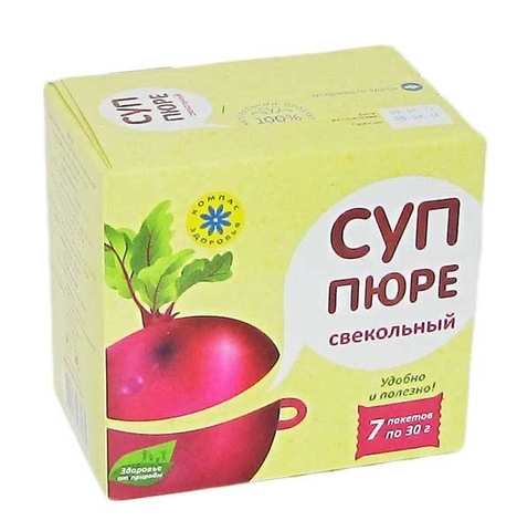 Суп-пюре СВЕКОЛЬНЫЙ 210 г (Компас здоровья)