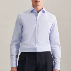 Сорочка мужская Seidensticker Shaped Fit 01.293640-11 в голубую полоску