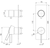 Remer MC92WBBR Смеситель для душа Remer Metrica MC92WBBR, бронза масляная