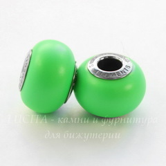 5890 Бусина Сваровски BeCharmed Pearl Crystal Neon Green 14х10 мм