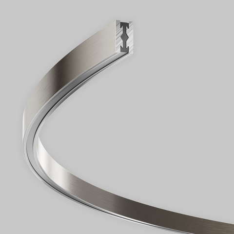 Шинопровод круглый из полукругов 1500мм Maytoni FLARITY TRX154-2SR-D1500-PT