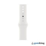 Apple Watch SE 2022 GPS + Cellular 44mm Silver Aluminium Case with White Sport Band