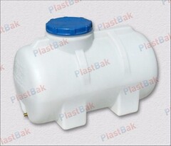 Ёмкость пластиковая пищевая Пластбак 150 л. Горизонтальная (88x48x66см;белый) - арт.556183